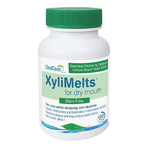 OraCoat XyliMelts for Dry Mouth - Mint-free - 120ct Bottle