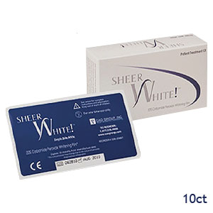 Sheer White! 20% Carbamide Peroxide Whitening Film - 10ct